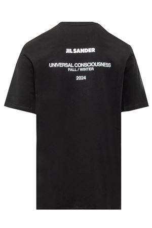 T-shirt in cotone nero JIL SANDER | J22GC0189J46219001